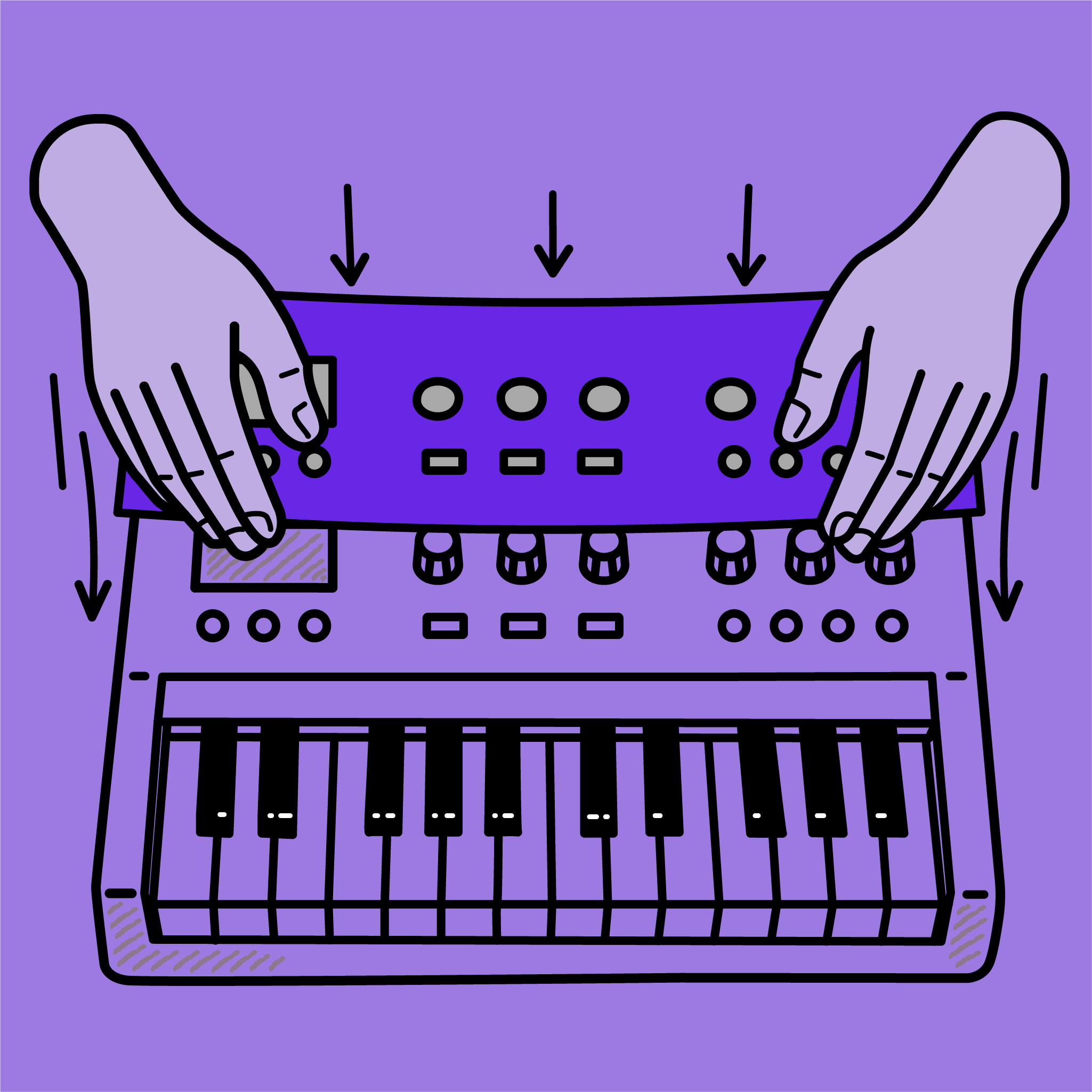 Aligner l’autocollant principal puis les petites pièces